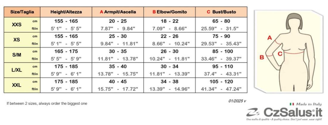 Cizeta kompresjons-bolero 